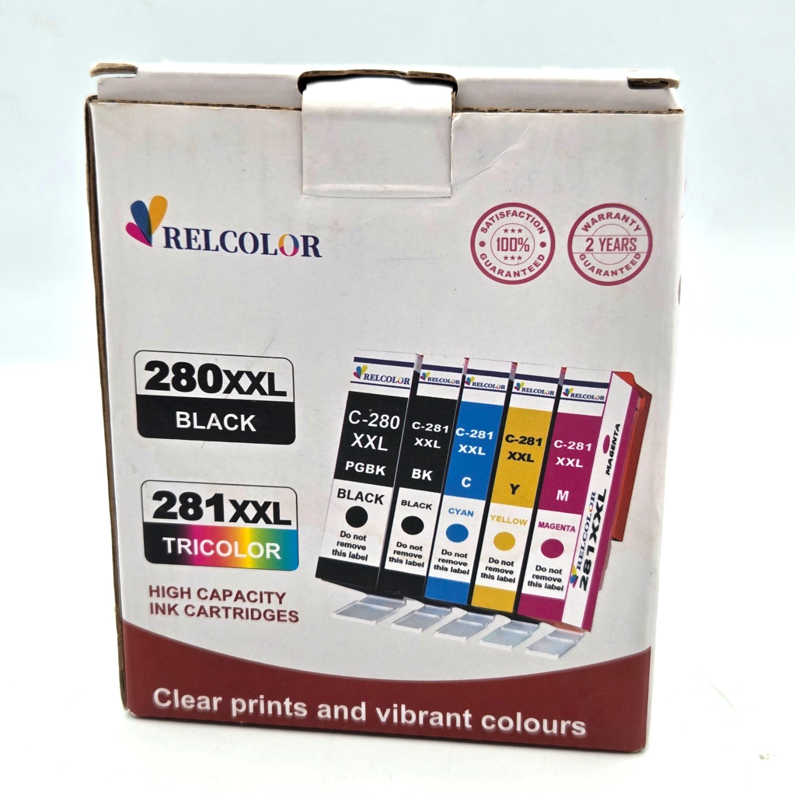 280XXL and 281XXL  Replacement for Cannon Ink by RELCOLOR