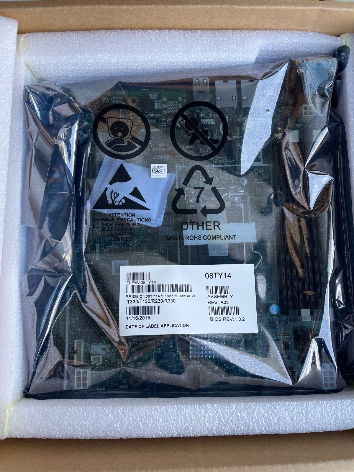 New Genuine Dell R230 R330 R31TT1 Server Motherboard 8TY14