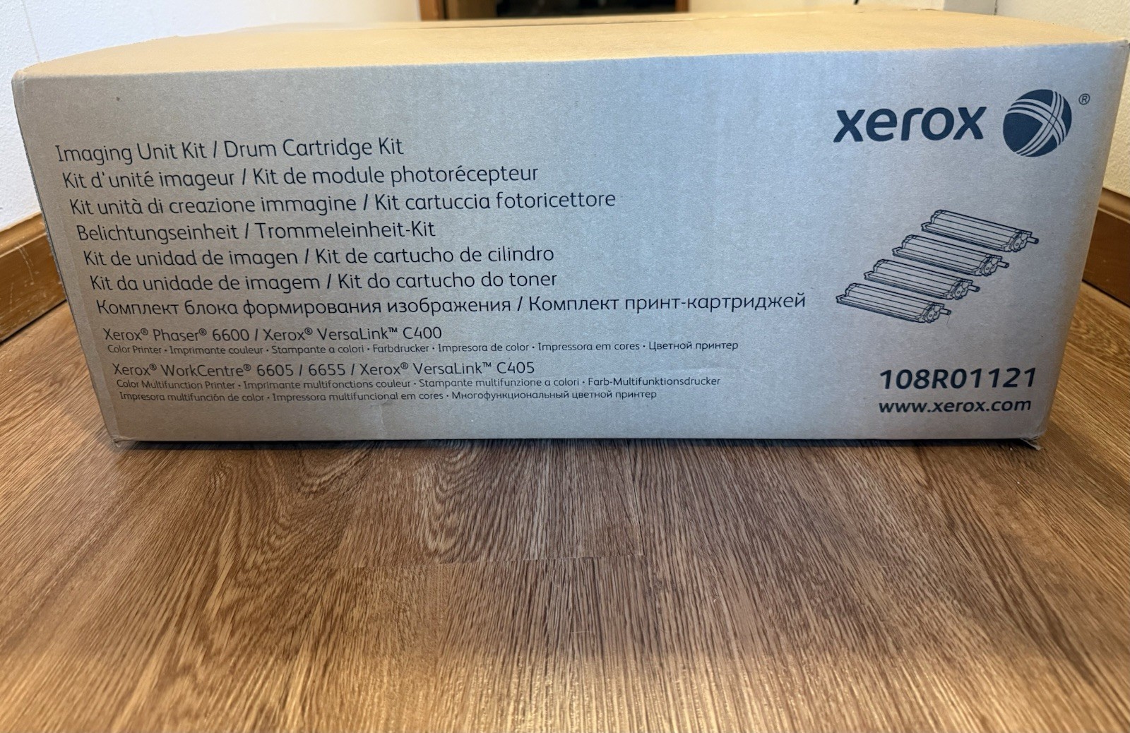 Xerox 108R01121 Imaging Unit kit 60000 Page Yield For 6600 C400 New Sealed (T3)