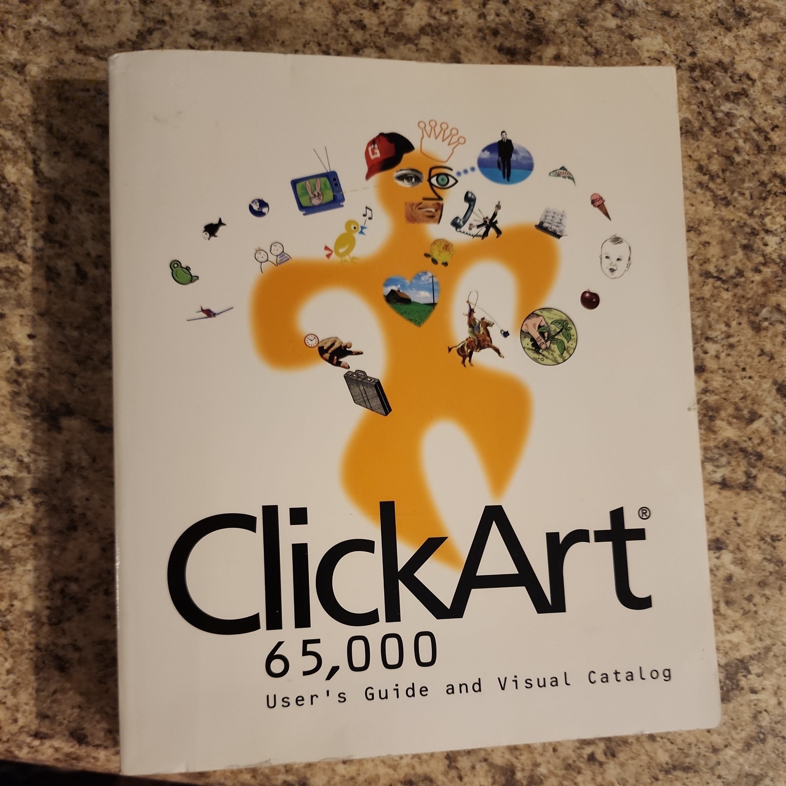 Broderbund ClickArt 65000 User's Guide And Visual Catalog Unopened Software