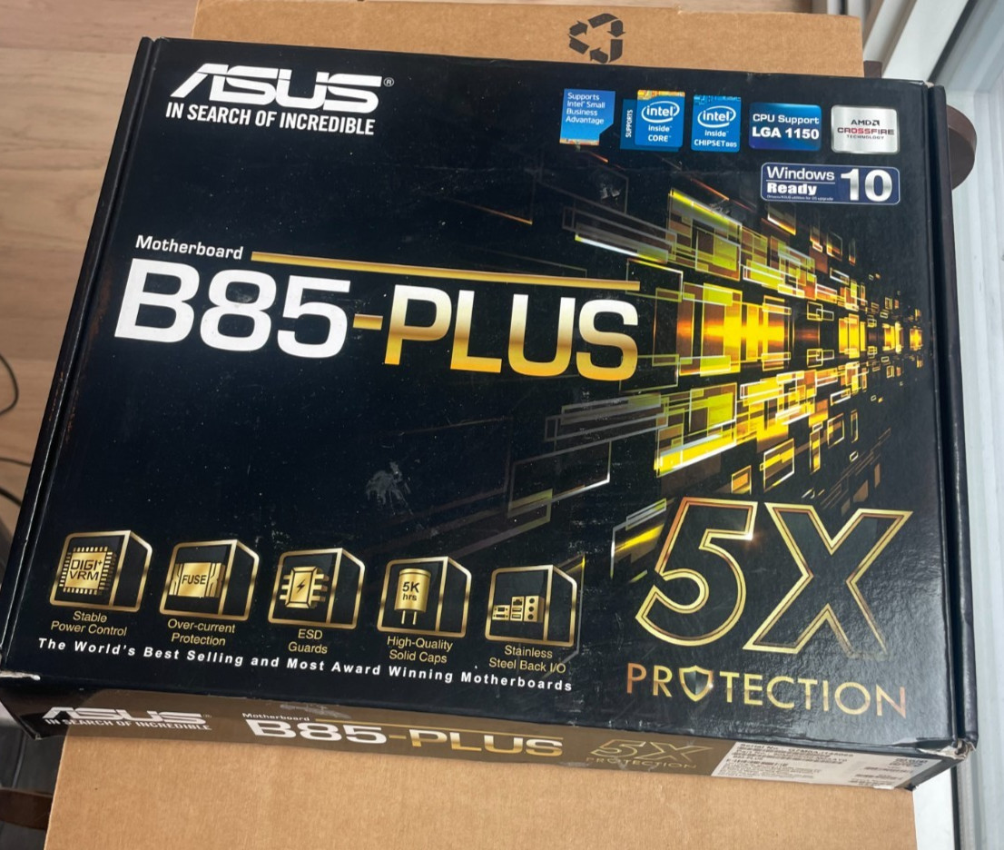 ASUS B85 Plus Motherboard LGA1150 DDR3 mATX
