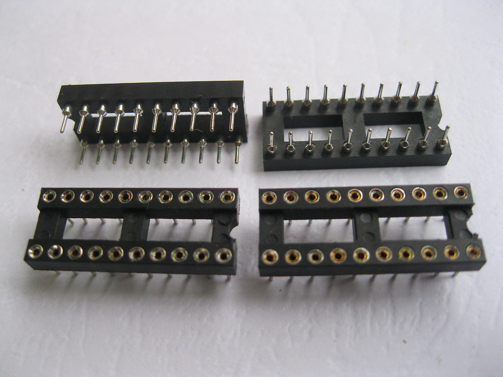 48 pcs IC Socket Adapter 20 PIN Round DIP High Quality X=7.62mm New