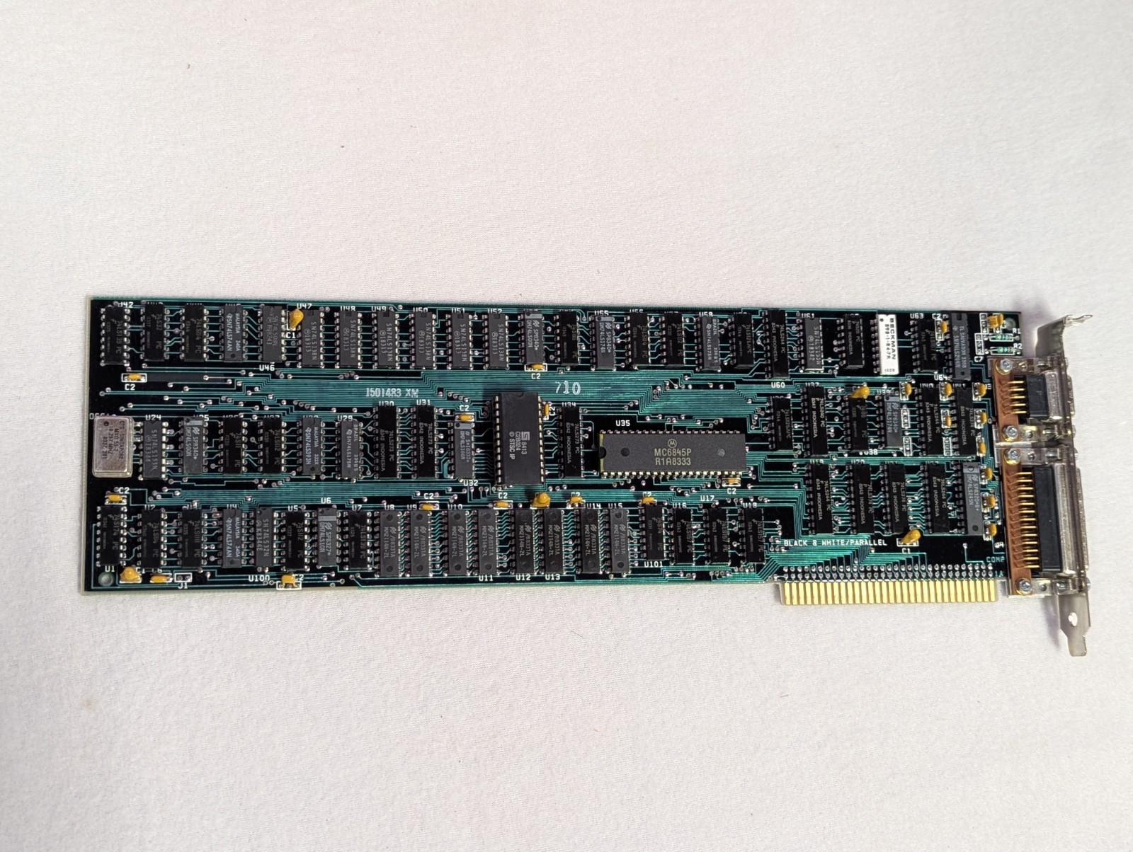 VTG IBM 1501483 8-Bit ISA Monochrome Video Card Black & White Parallel - TESTED
