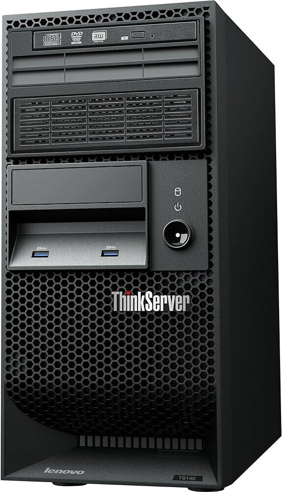 Lenovo ThinkServer TS140 Desktop - Corei3-4130 3.40GHz - 8GB RAM - 1TB HDD