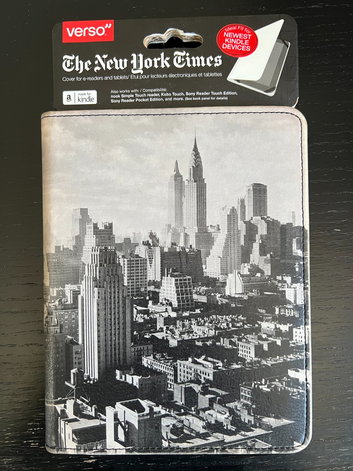 Verso The New York Times Cover For Tablets Amazon Kindle & E-Readers Lightwedge