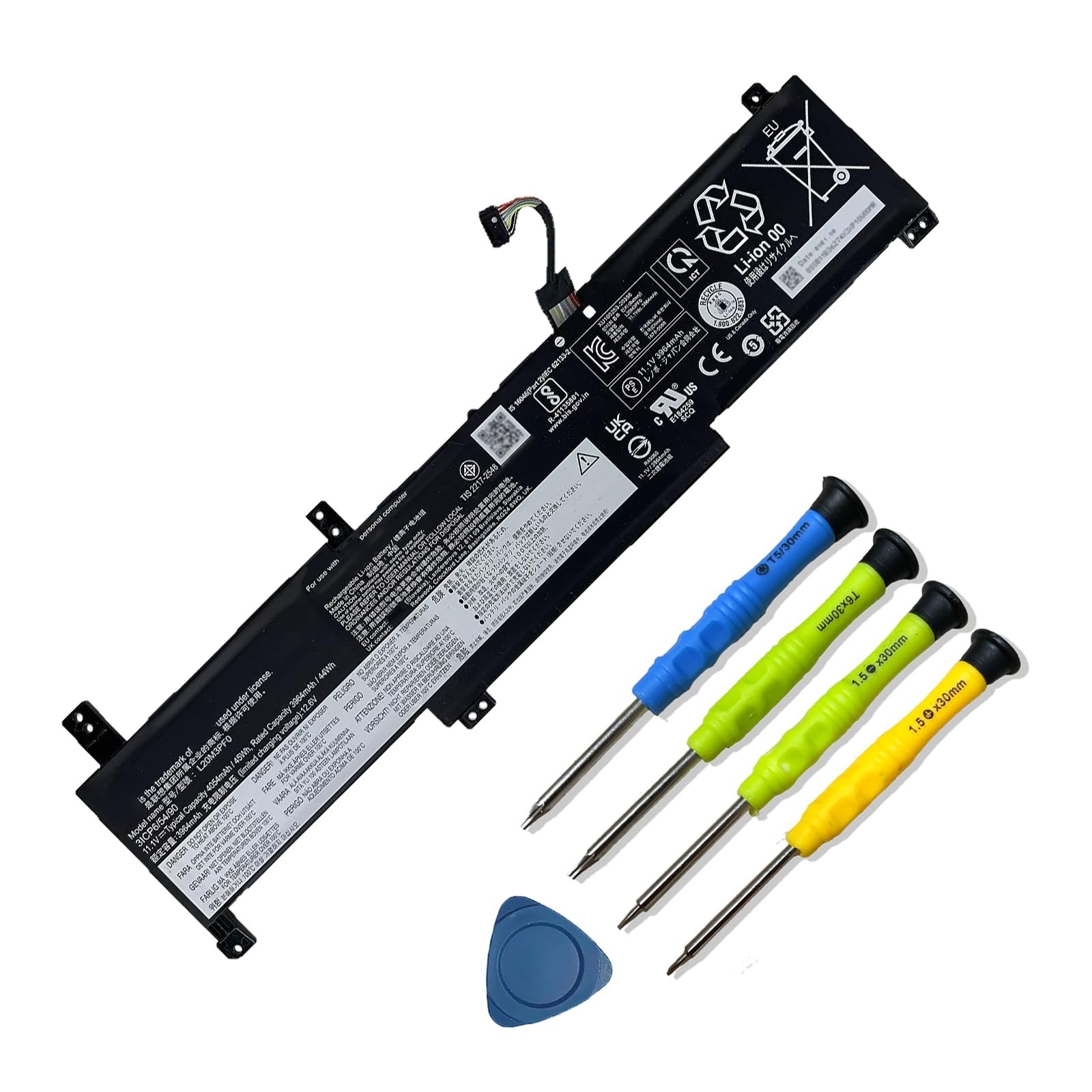 NEW L20L3PF0 L20C3PF0 L20M3PF0 44Wh Battery For Lenovo IdeaPad 3 14ITL6 15ITL6