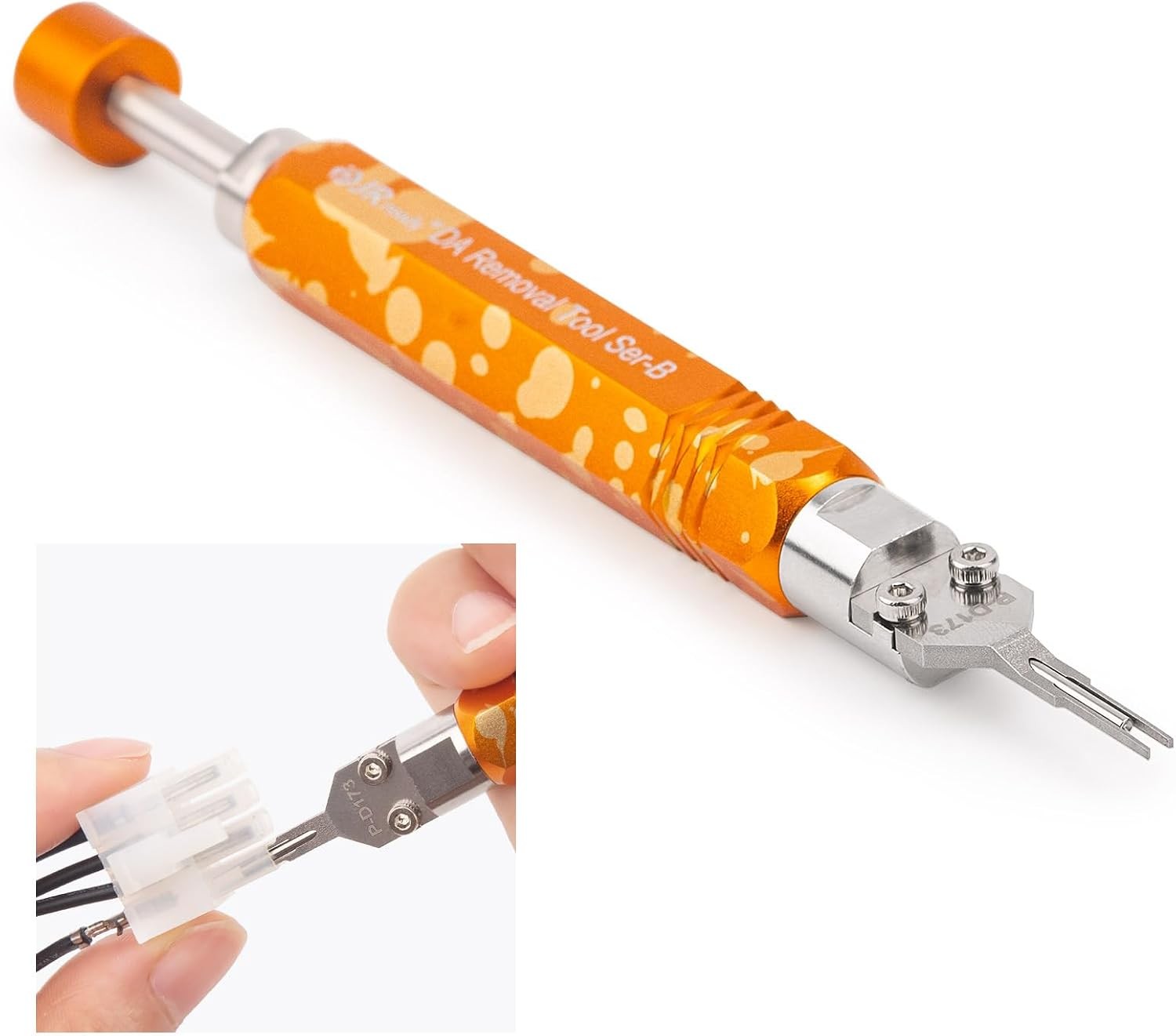 DAP-D173 Molex Pin Extractor Mini Orange & Silver Dap-d173 Pin Extractor Tool