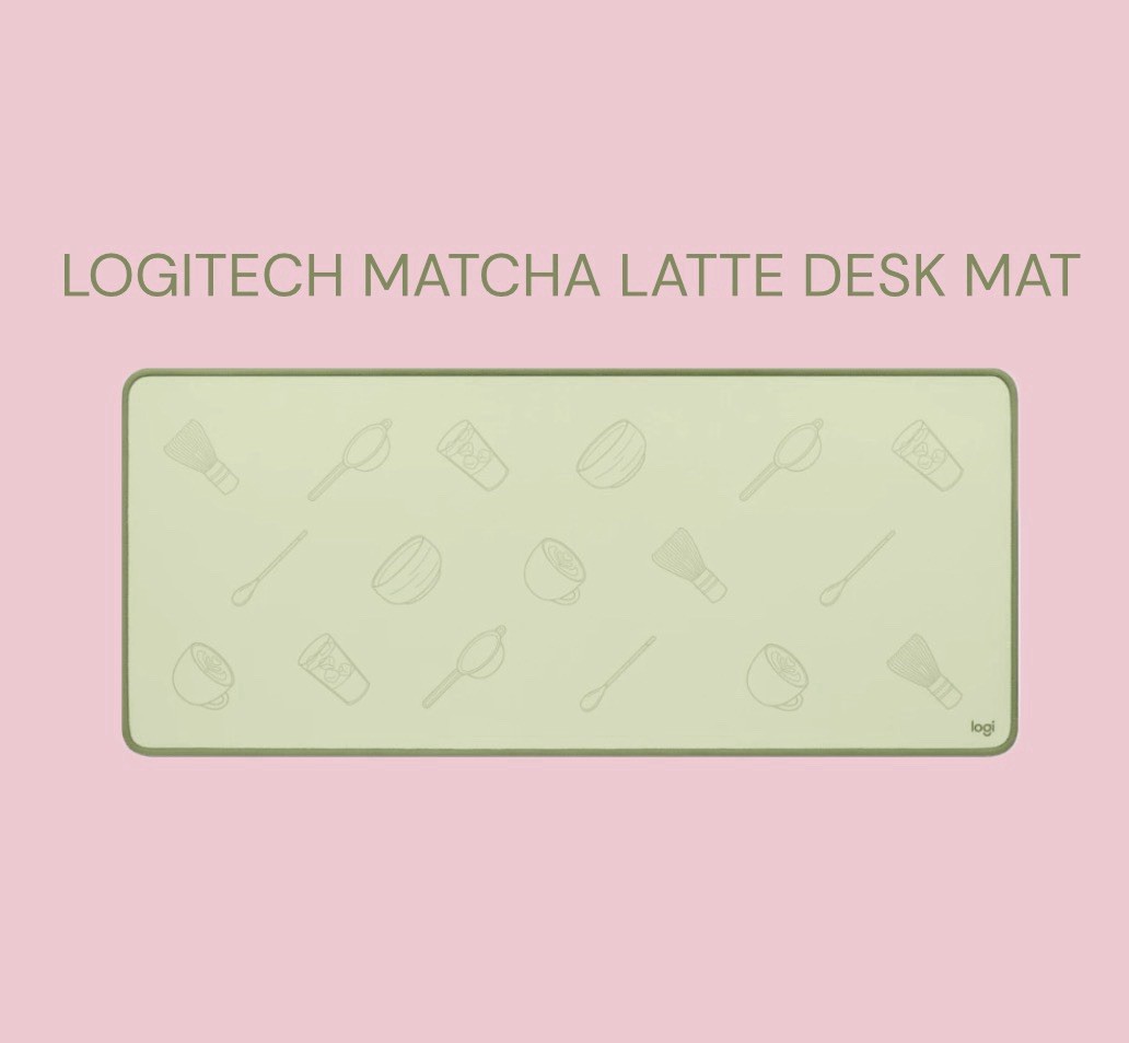 Logitech Desk Mat Latte Limited Edition MATCHA color - 70 cm x 30 cm NEW