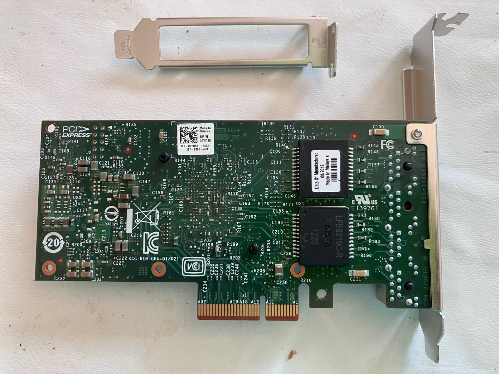 Dell Intel I350-T4 Ethernet Server Adapter Intel I350T4 Quad 4 Port