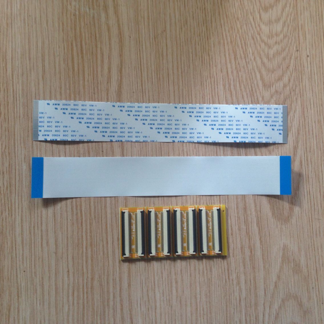 5 X FFC FPC 60-pin 0.5mm Pitch Ribbon Cable line ZIF HDD 20CM+connector extend 