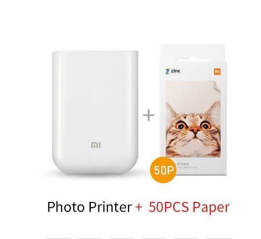 Xiaomi mijia AR Pocket Printer 300dpi Portable Photo Mini Pocket With DIY Share
