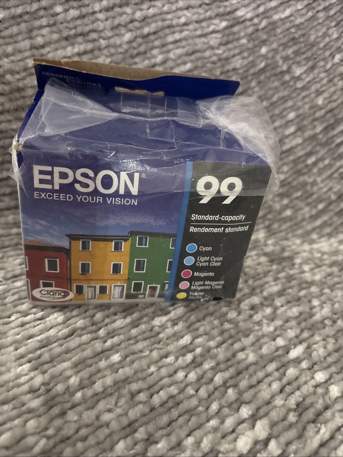 Epson 99 Color Ink Cartridge Set T099920 Exp 2024+ Genuine OEM Sealed Retail Box