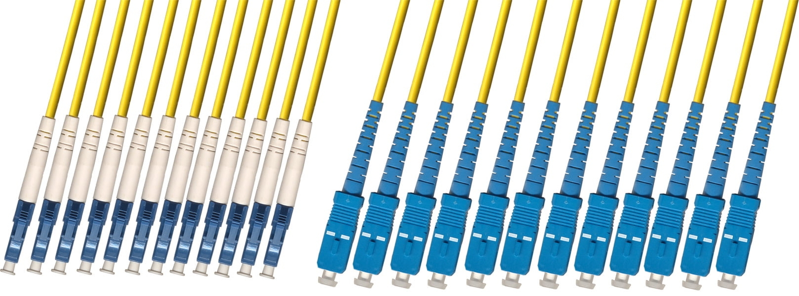 Direct Burial Outdoor LC SC 12 Strand Fiber Optic Cable Singlemode 9/125 15M