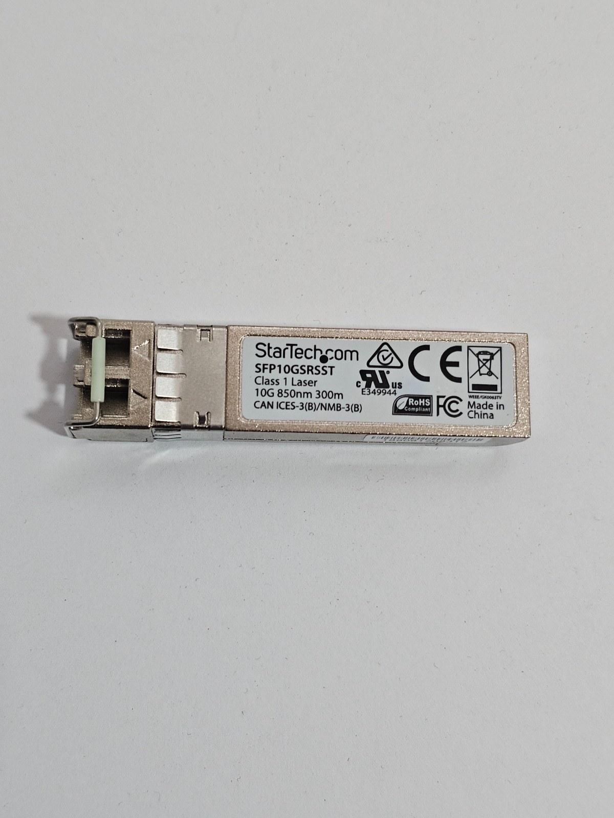StarTech SFP10GSRSST 10G 850nm 300m SFP Transceiver Multi Mode Genuine