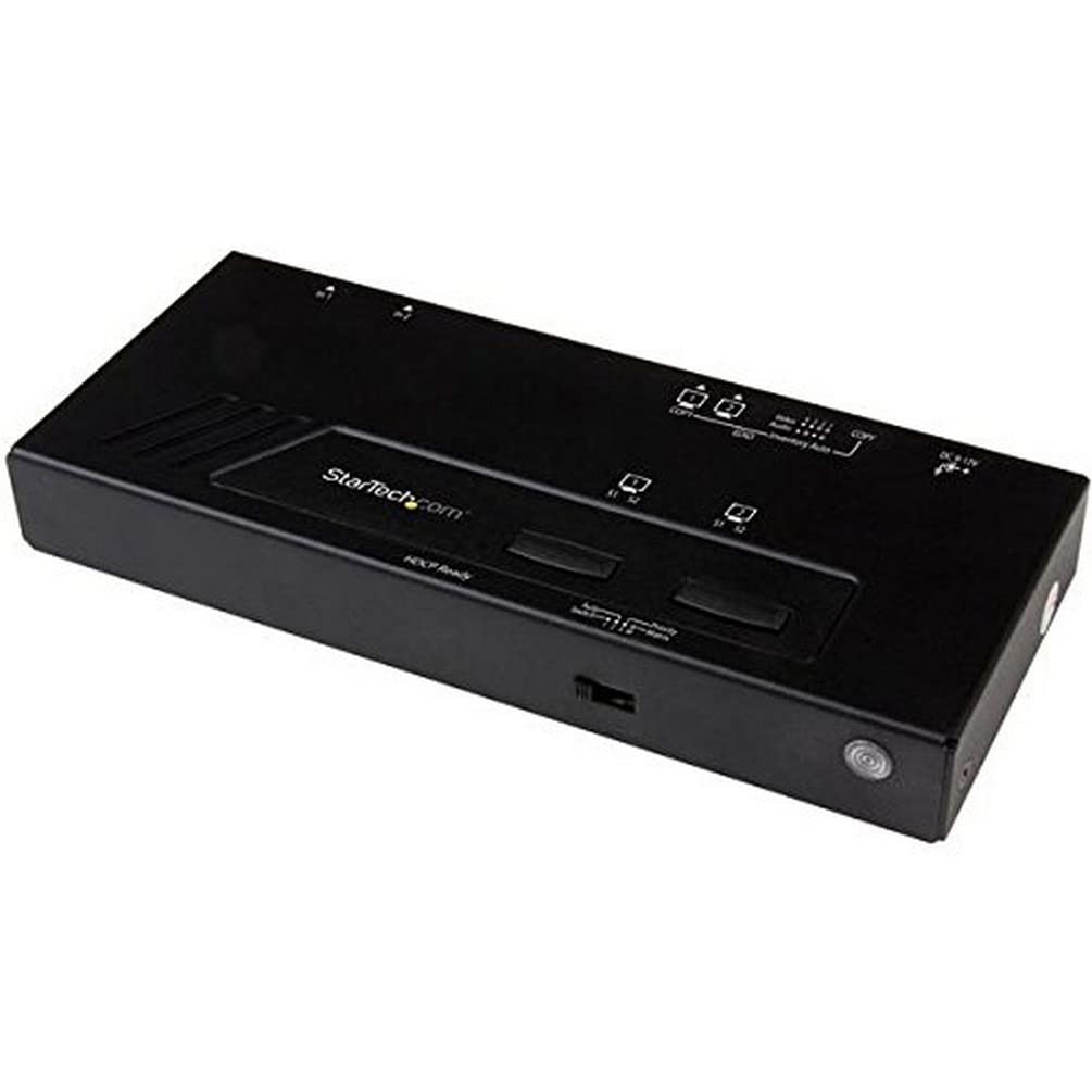 StarTech.com 2x2 HDMI Matrix Switcher - 4K UltraHD HDMI Switch with Fast Switchi