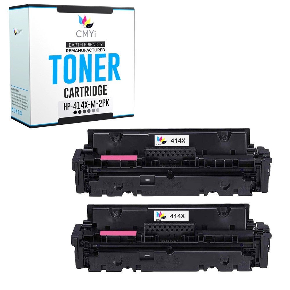 CMYi 2X Replacement 414X Magenta Cartridges for HP Color LaserJet Pro MFP M479dw