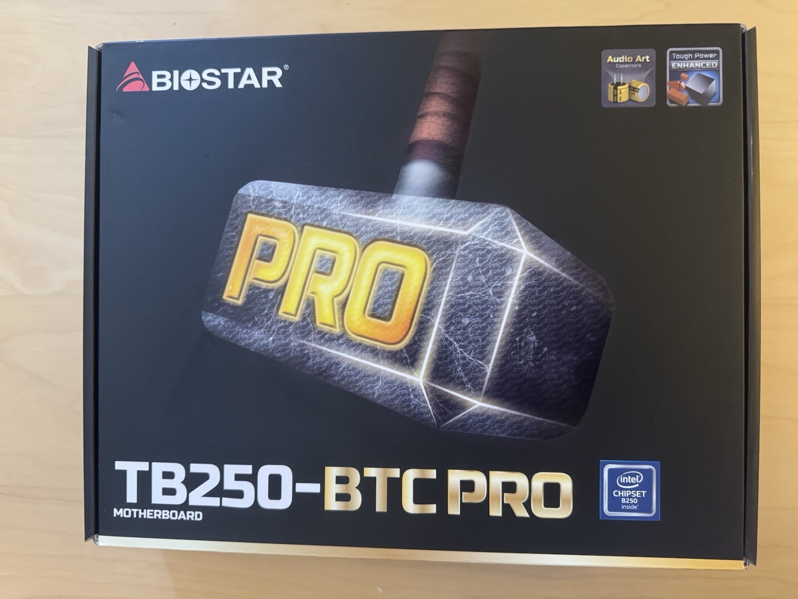 New, Never Used BIOSTAR TB250-BTC Pro Motherboard