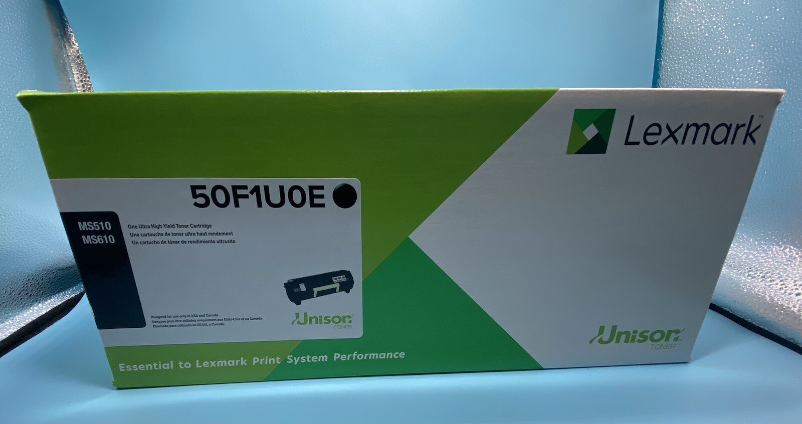 Lexmark 501UE ( 50F1U0E) Black Ultra High Yield Toner Cartridge MSRP $415