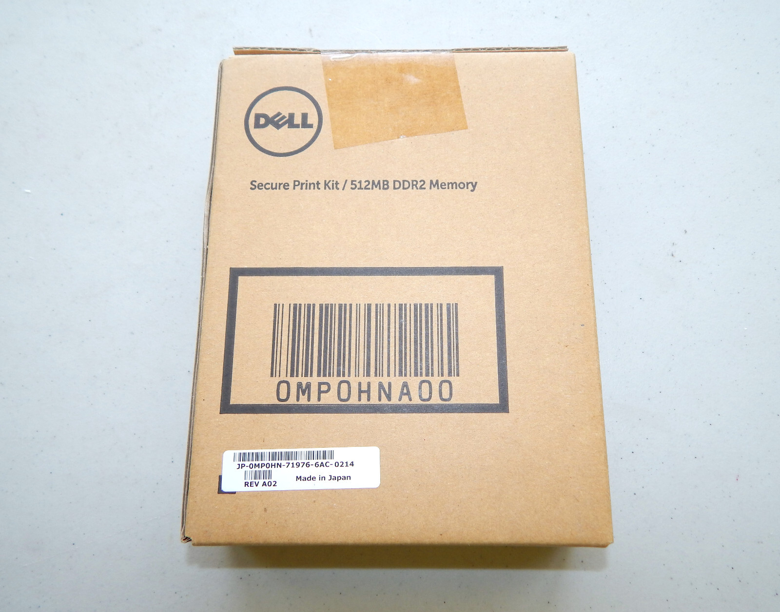 New Dell Secure Print Kit 0MP0HNA00 512MB DDR2 Memory Module Japan 