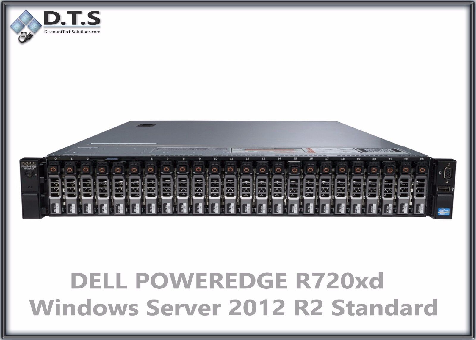 DELL POWEREDGE R720xd E5-2640 2.50Ghz H710 48Gb WINDOWS SERVER 2012 R2 STANDARD 