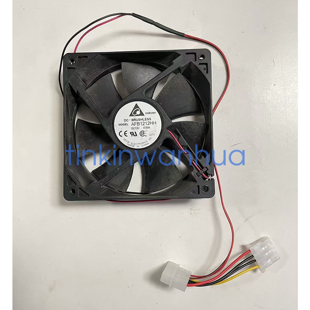For Delta AFB1212HH DC12V 0.5A Server Cooling Fan