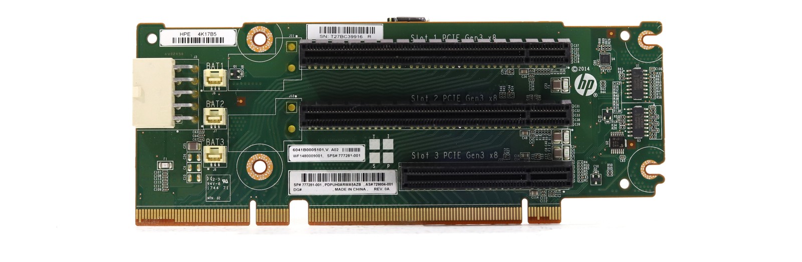 HPE ProLiant DL560/DL380 Gen9 3-Slot PCIe Riser Card P/N: 777281-001 Tested