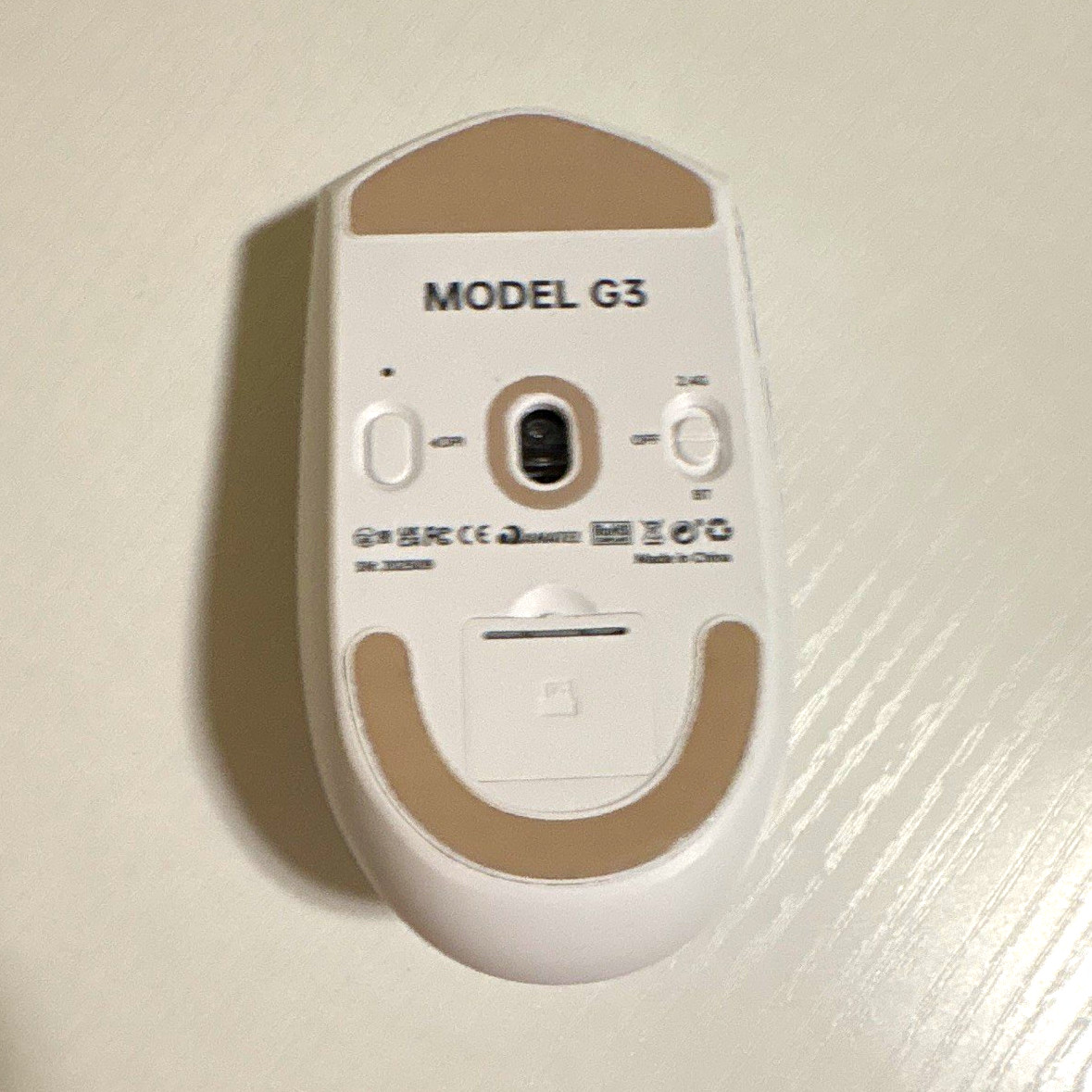 Attack Shark G3 Wireless Optical Gaming Mouse 26000 DPI 6-Button White