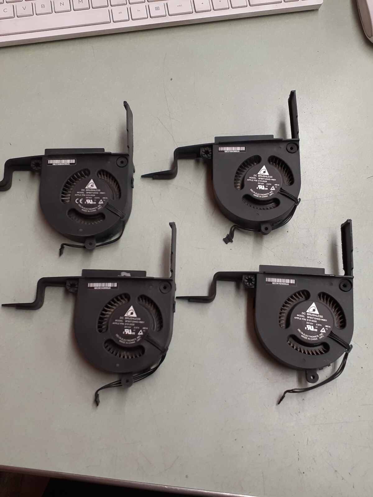 (4) Delta Apple iMAC 21.5" A1311 Optical Drive Fan BFB0712HHD-HM01 610-0026