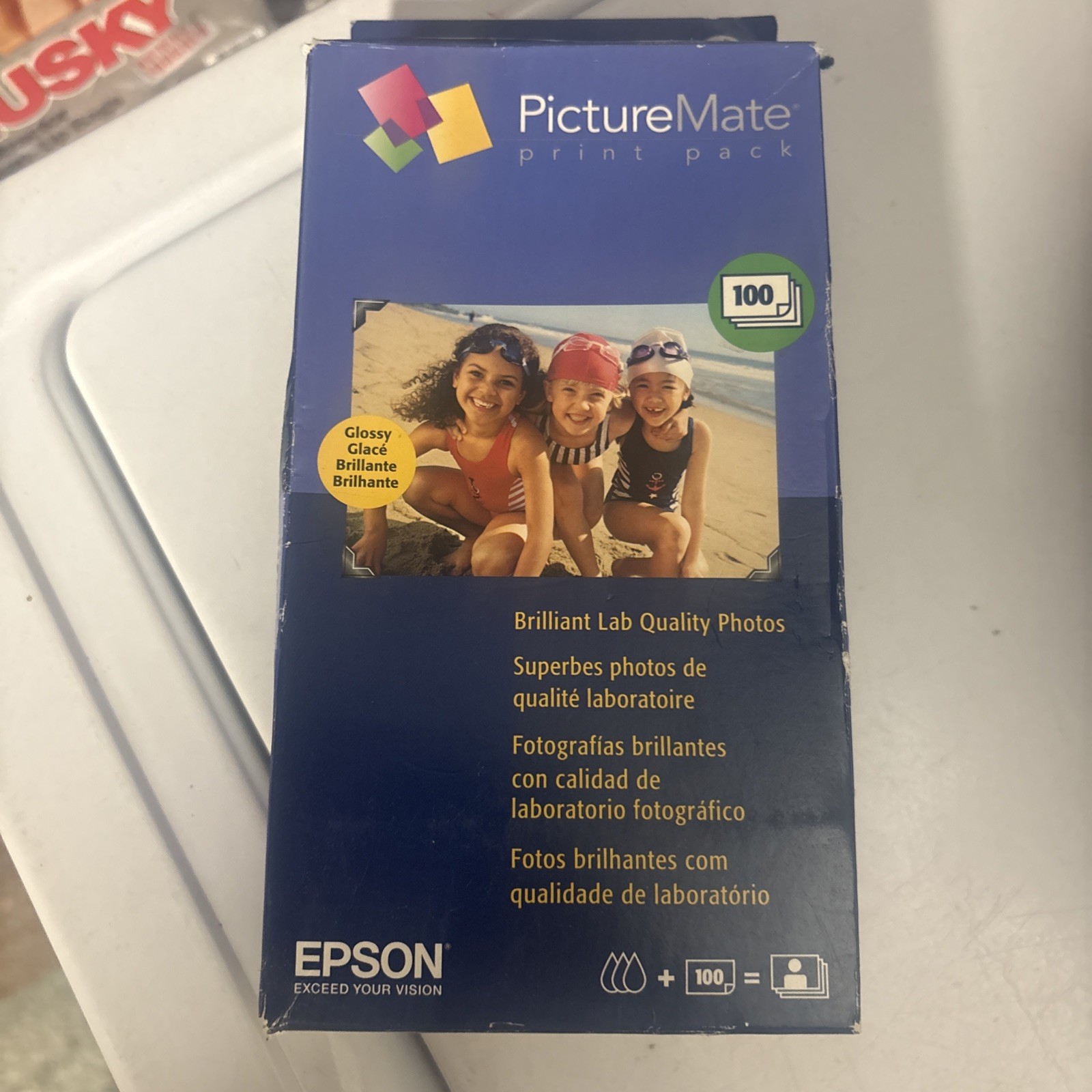 SEALED Epson PictureMate Print Pack T5570 Photo Cartridge & 4x6 Photo Paper 100