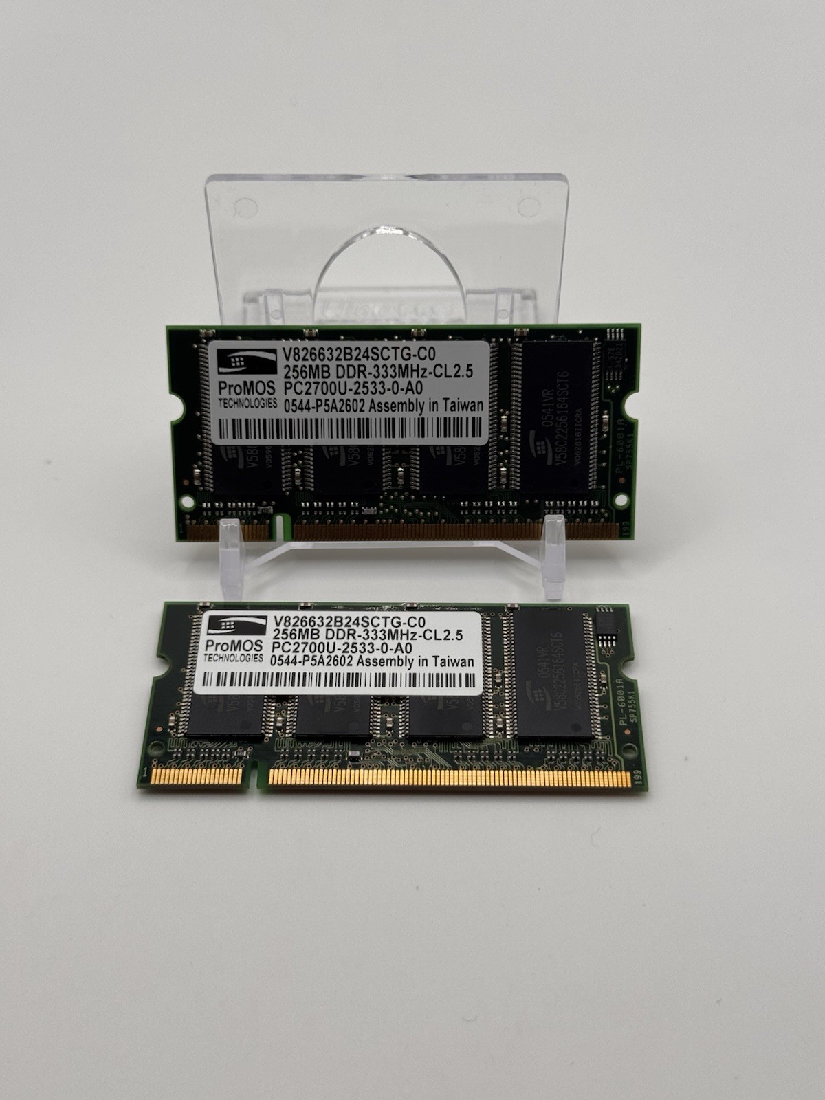 ProMOS 512MB (2 X 256mb) DDR PC2700U 2533 333MHz CL2.5