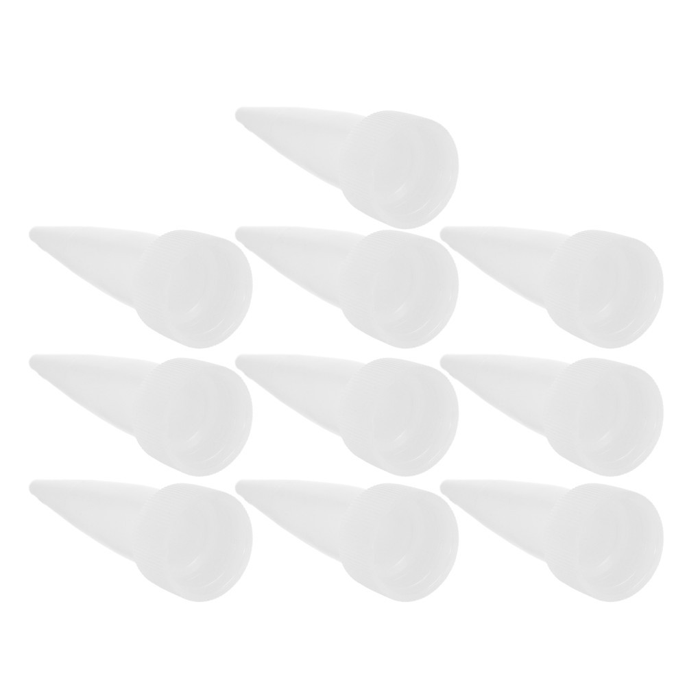 10Pcs Caulk Tube Tips for Home Sealant Applicator Nozzles White