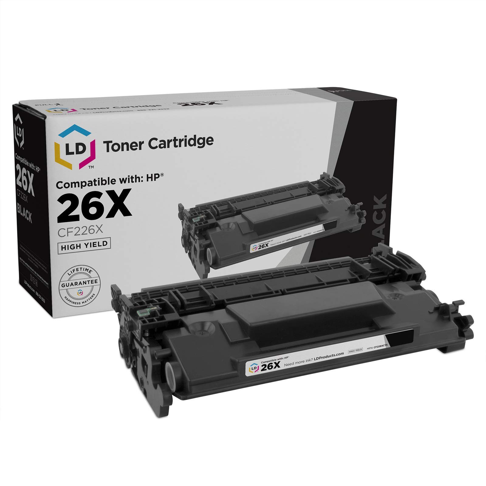 LD Replacement HP 26X CF226X HY Black Toner Cartridge LaserJet Pro M402d M426dw