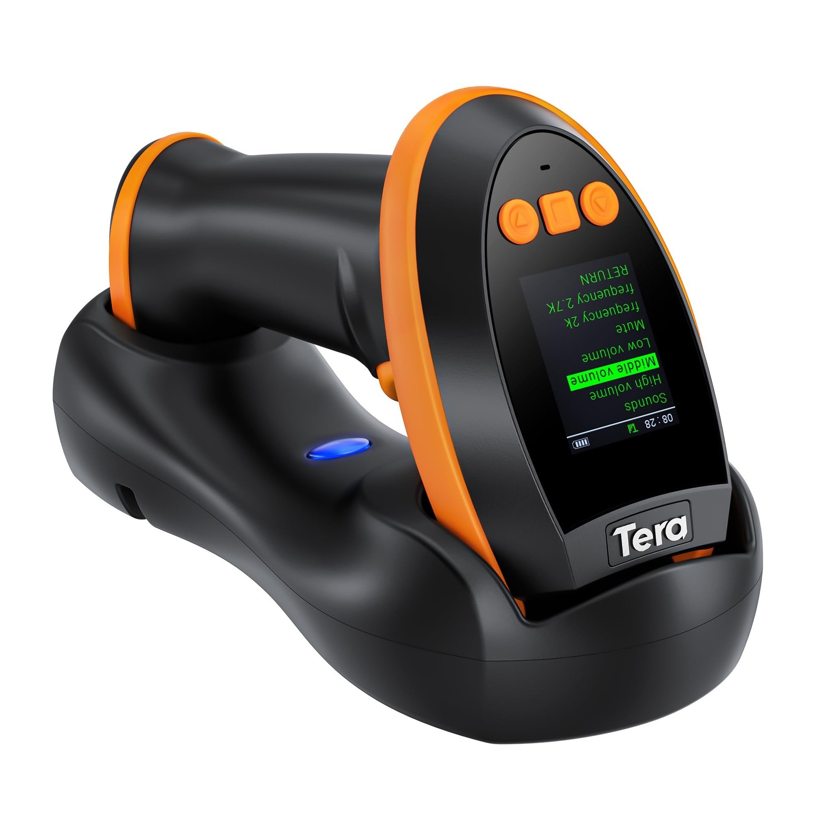 Tera Barcode Scanner Wireless with Screen: Pro Version 1D 2D QR with Setting ...