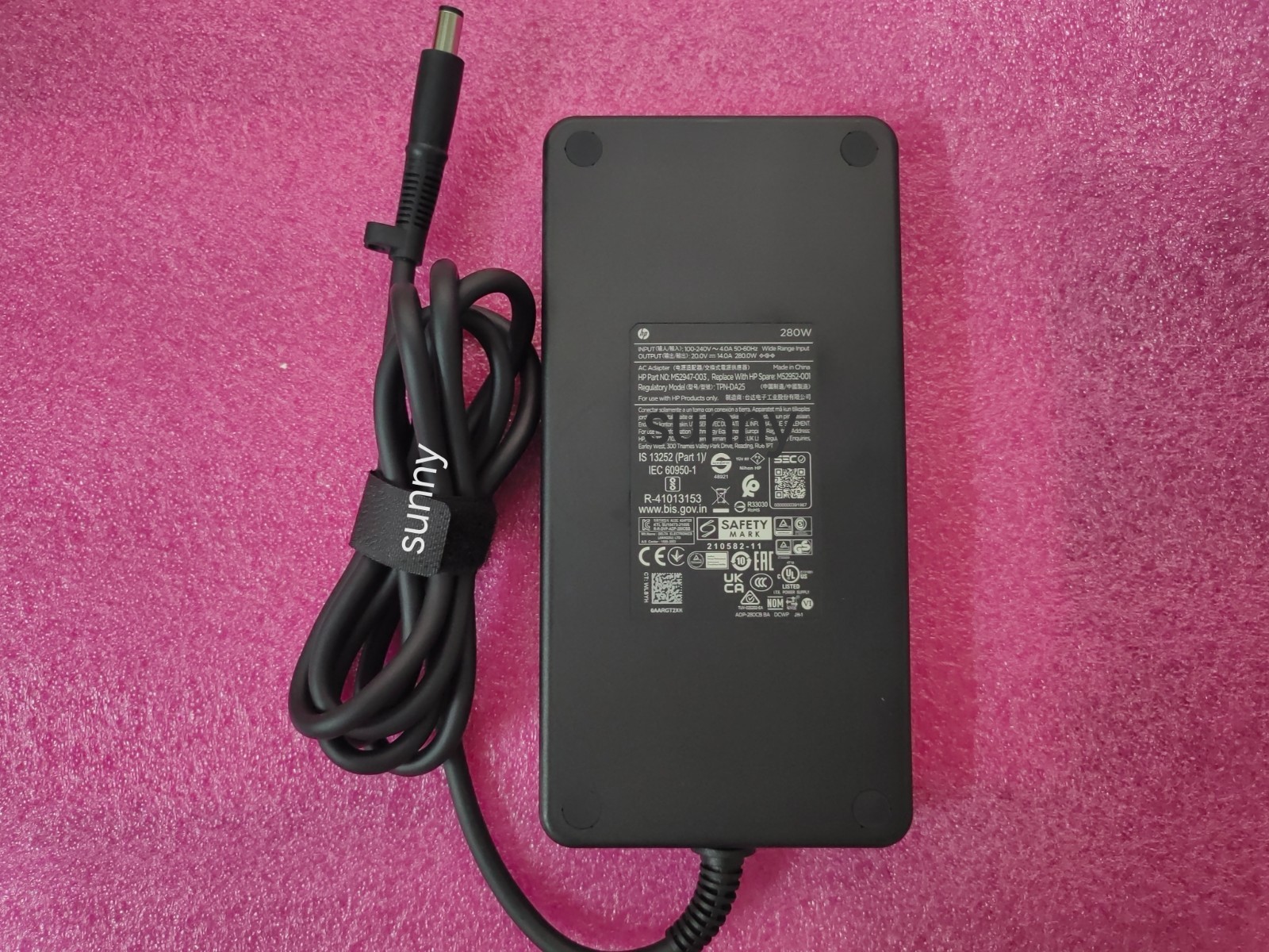20V 14A M52947-003 TPN-DA25 For HP Z2 Mini G9 Workstation 280W Adapter Original