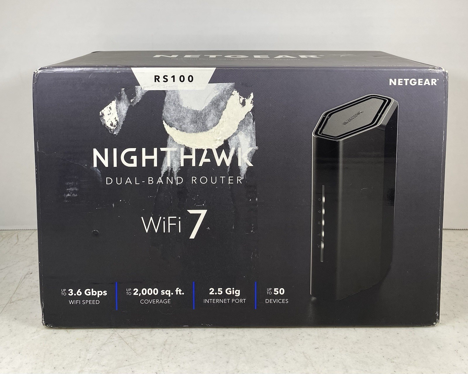 Netgear Nighthawk RS100 Dual-Band Router WiFi7 Open Box Never Used