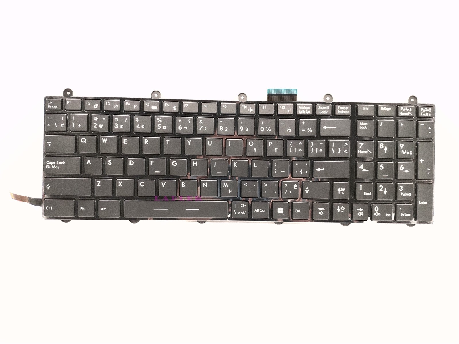 New English-Canadian French keyboard for MSI GE70 MS-1756/GE70 MS-1759 Serie
