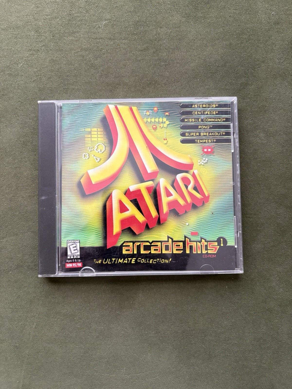 Atari Arcade Hits 1 PC CD-ROM Classic Games Collection Windows 95/98