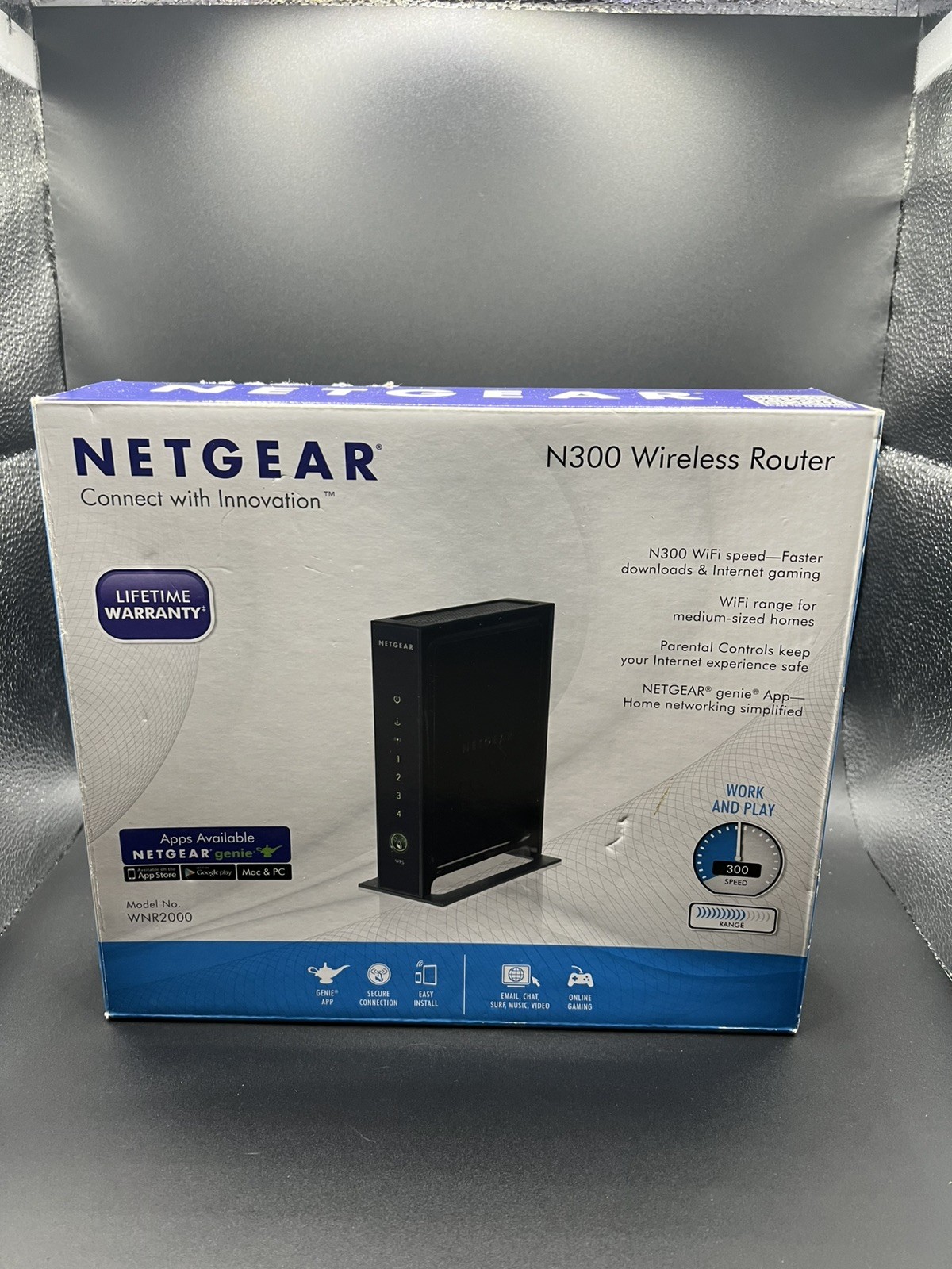 Netgear N600 Wireless Dual Band Gigabit Router Model WNDR3700v4 - Tested Working