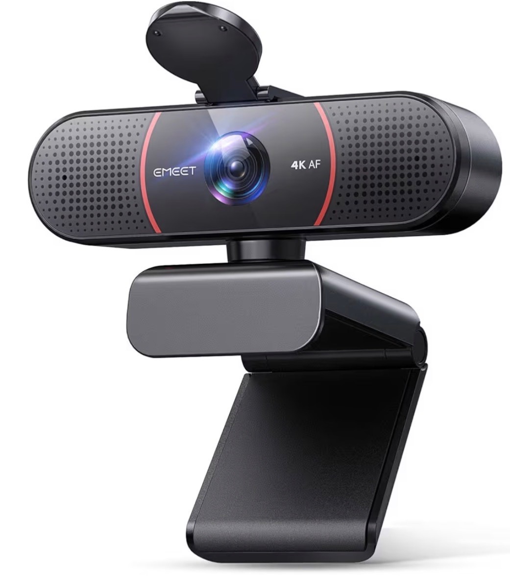 C960 4K Webcam for PC, 4K UHD Sony Sensor, PDAF Auto Focus, Dual AI Noise-Cancel