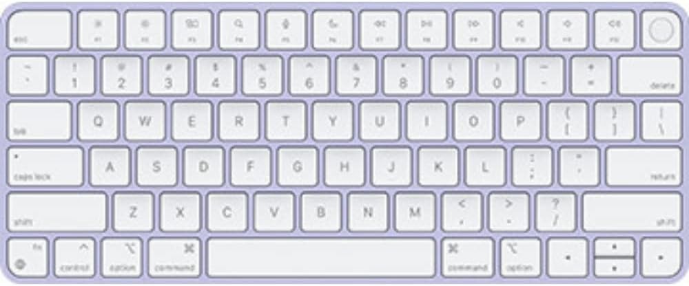 Apple Magic Keyboard with Touch ID for Mac w/Apple Silicon A3118 USBC Purple