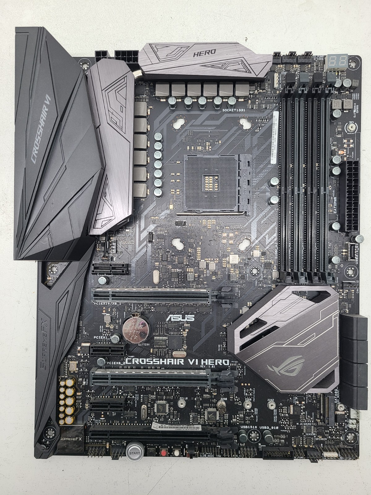 ASUS ROG CROSSHAIR VI HERO AMD AM4 ATX DDR4 Motherboard (FL)