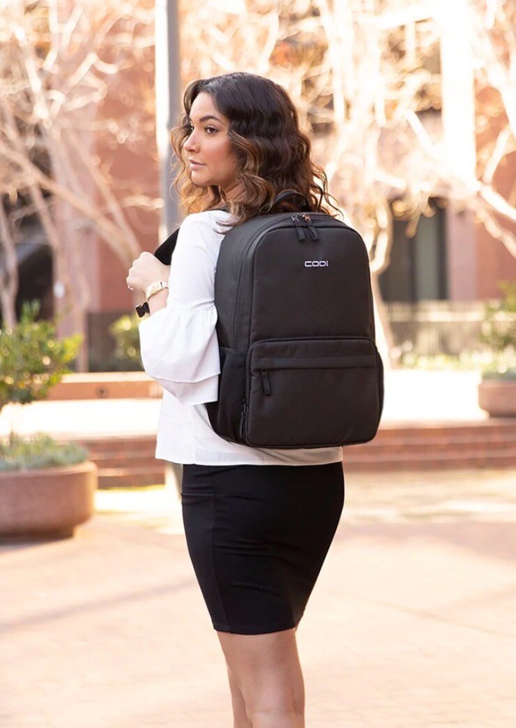 CODi Terra Laptop Backpack, Black Recycle Material (TER705-10) - NWT