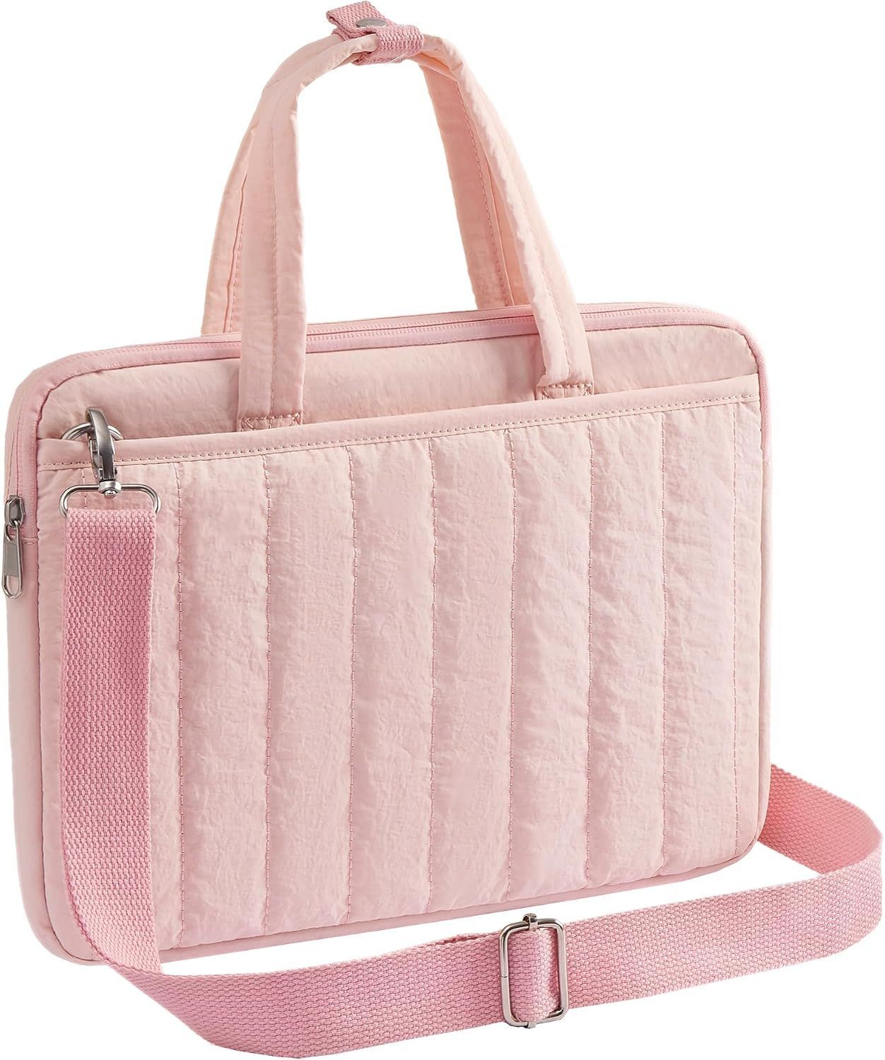 Sleeve for Laptop 15.6 Inch with Handle & Shoulder Strap - Blush