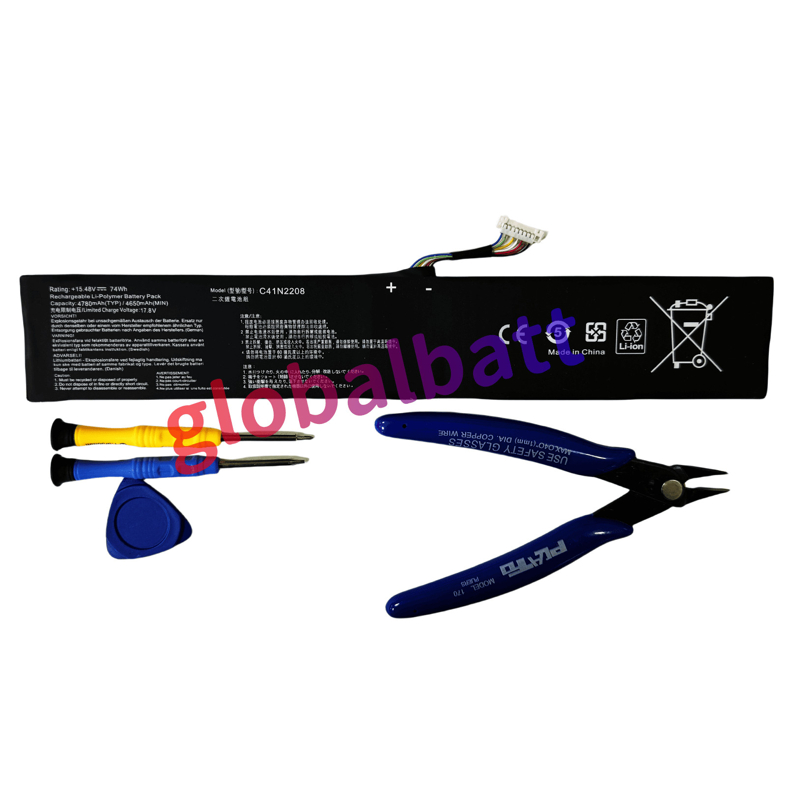 100% New 4780mAh C41N2208 Battery for Asus RC71L Gaming Handheld series