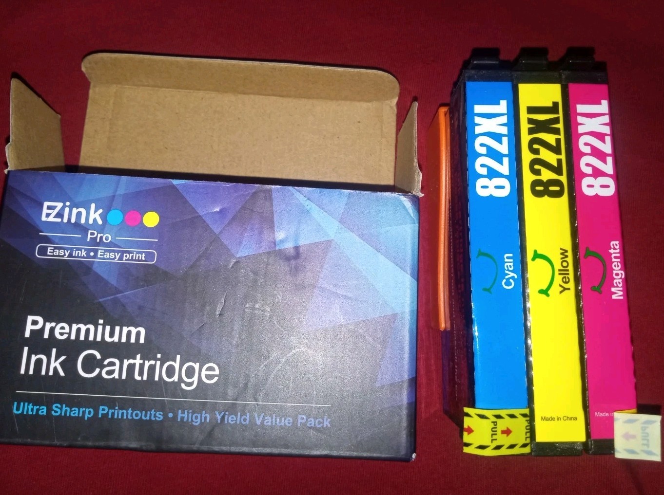 3 Pack EZink MULTI PACK Ink GRAY 3 PACK Cartridges PREMIUM INK CARTRIDGE
