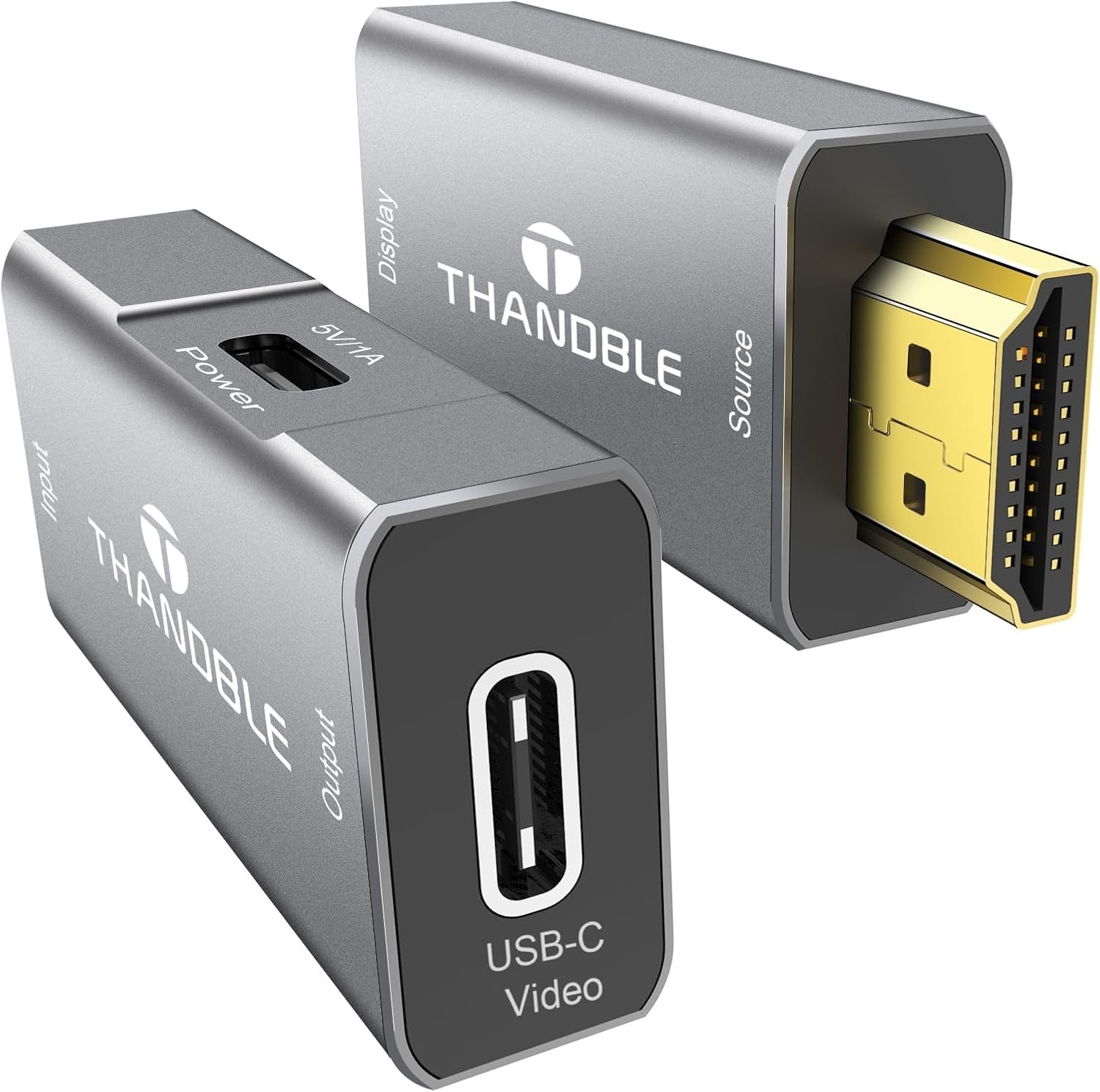 HDMI to USB C Adapter 4K60Hz, Unidirectional HDMI Male to USB C Female