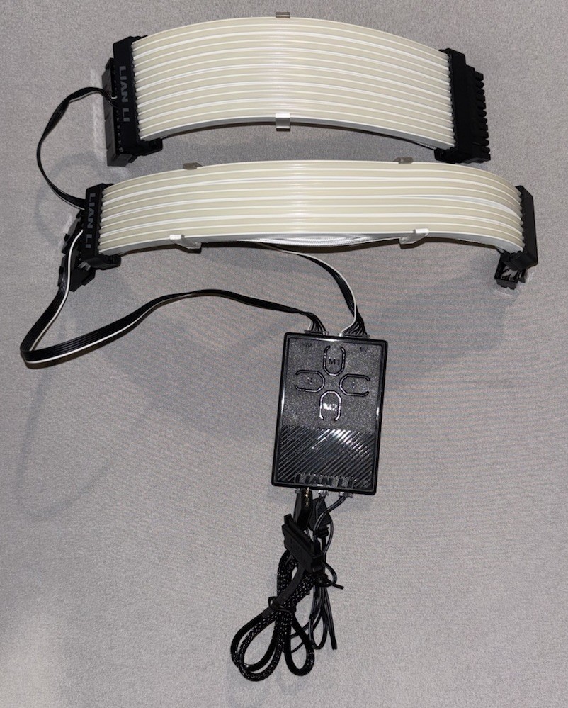 Lian Li Strimer Plus Combo 24-Pin & Dual 8-Pin (6+2) RGB Cables + Controller Hub