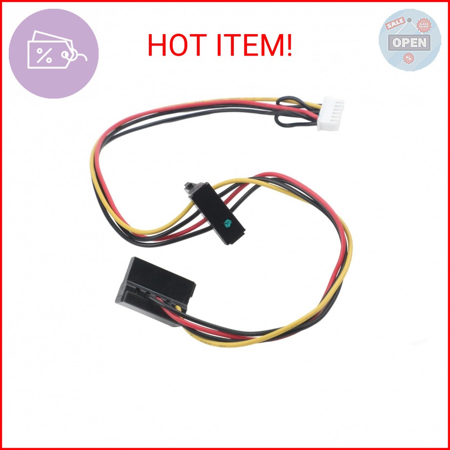 6Pin to 2-Port HDD for sata for Power Cable for Acer Mainboard, 37cm Internal Ha