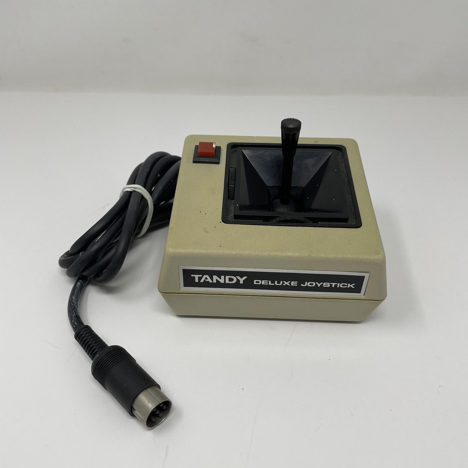 Vintage Tandy Deluxe Joystick Cat 26-3012B TRS-80 PC Game Controller Untested