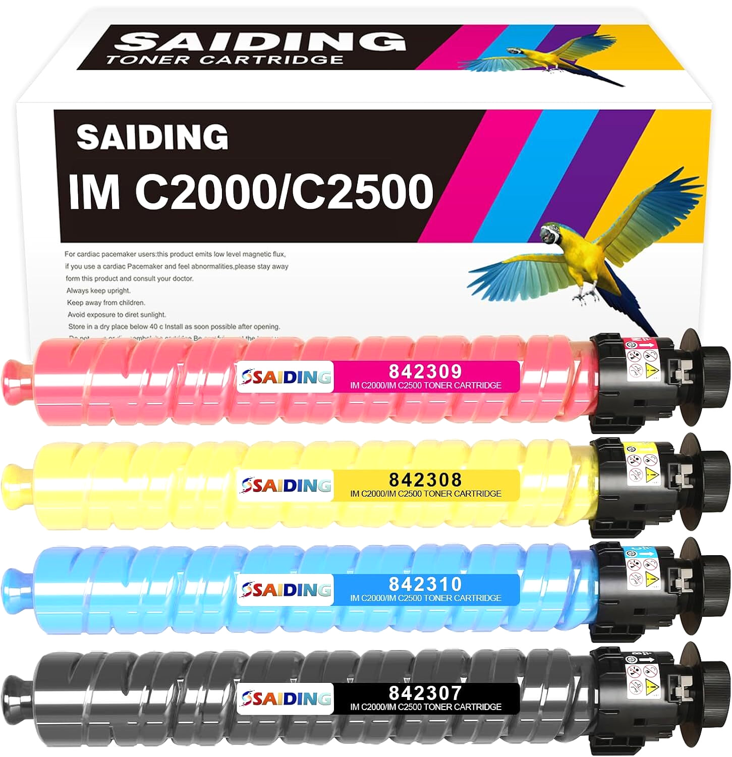 Toner Cartridge for Ricoh IMC2000/IMC2500 842307/842310/842309/842308 Printers